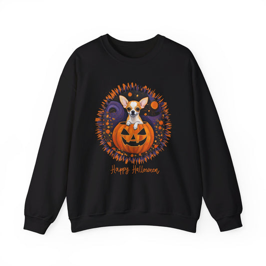 Chihuahua Halloween Unisex Heavy Blend™ Crewneck Sweatshirt