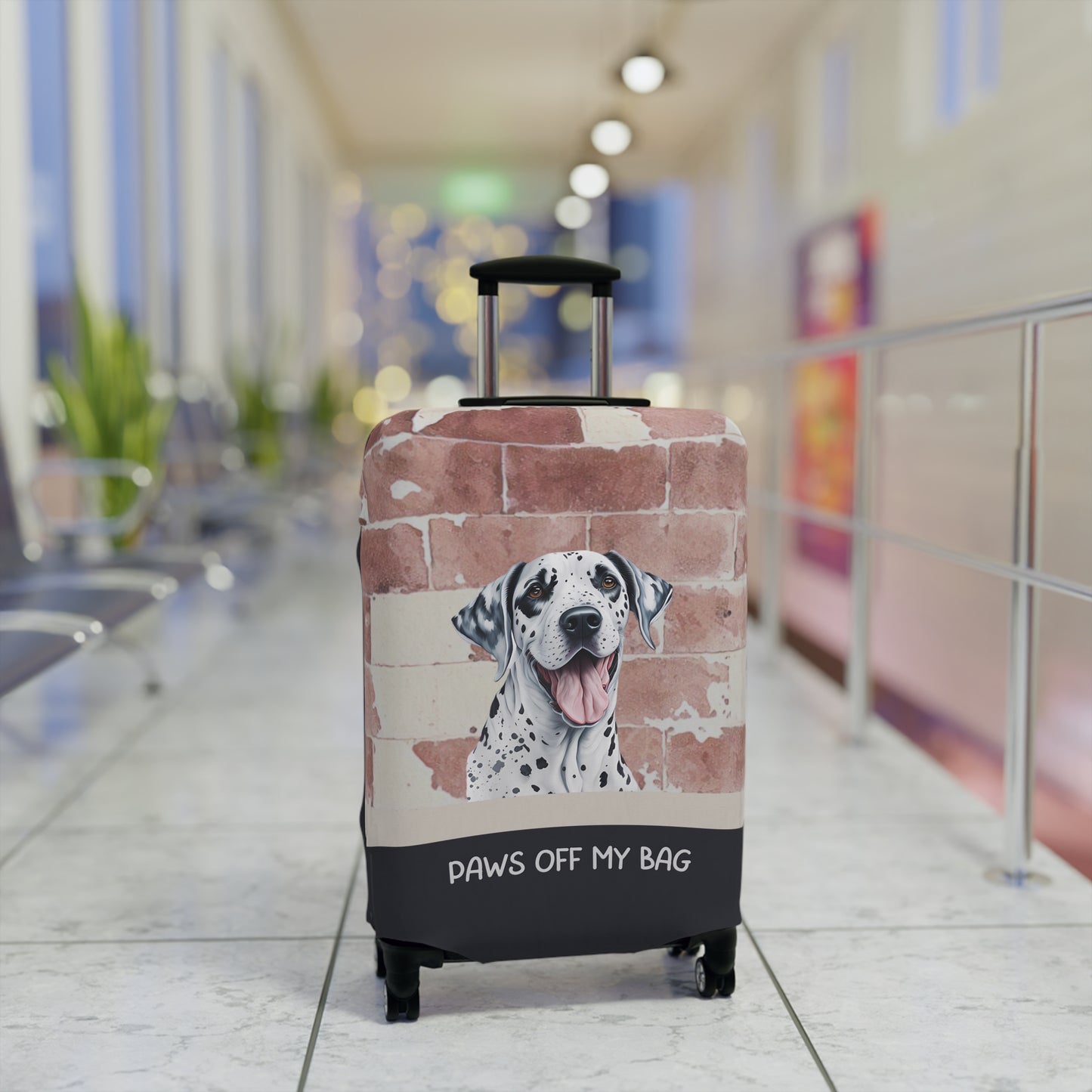 Dalmatian Paws Off My Bag Luggage Cover