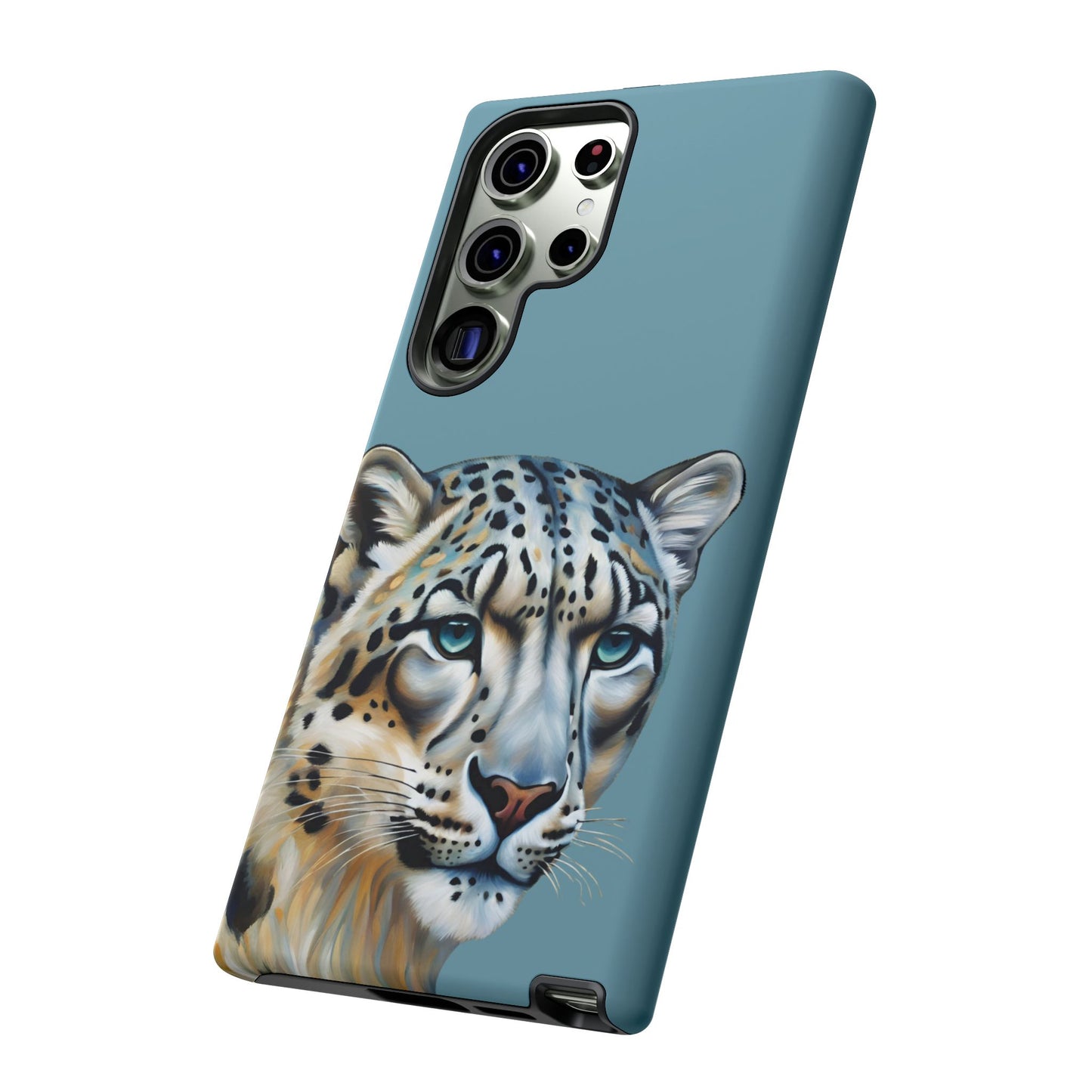 Snow Leopard iPhone Samsung Galaxy Google Pixel Tough Cases