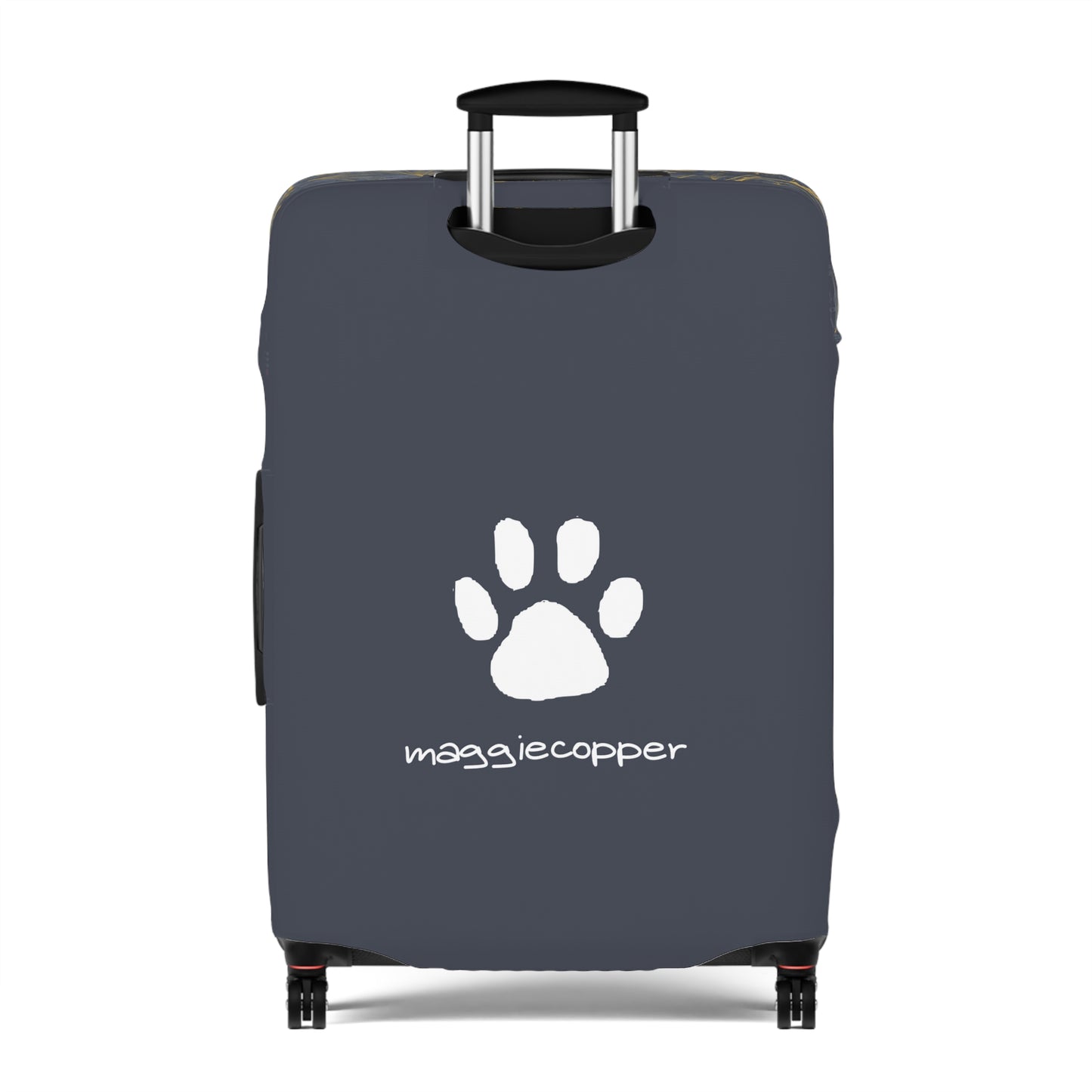 Miniature Schnauzer in Jacket Paws Off My Bag Luggage Cover