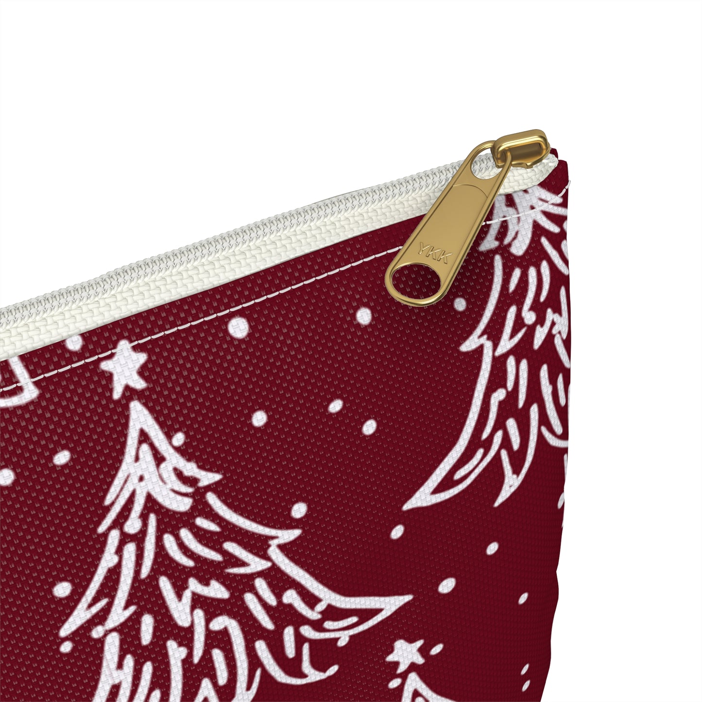 Christmas Trees for All Red Accessory Pouch