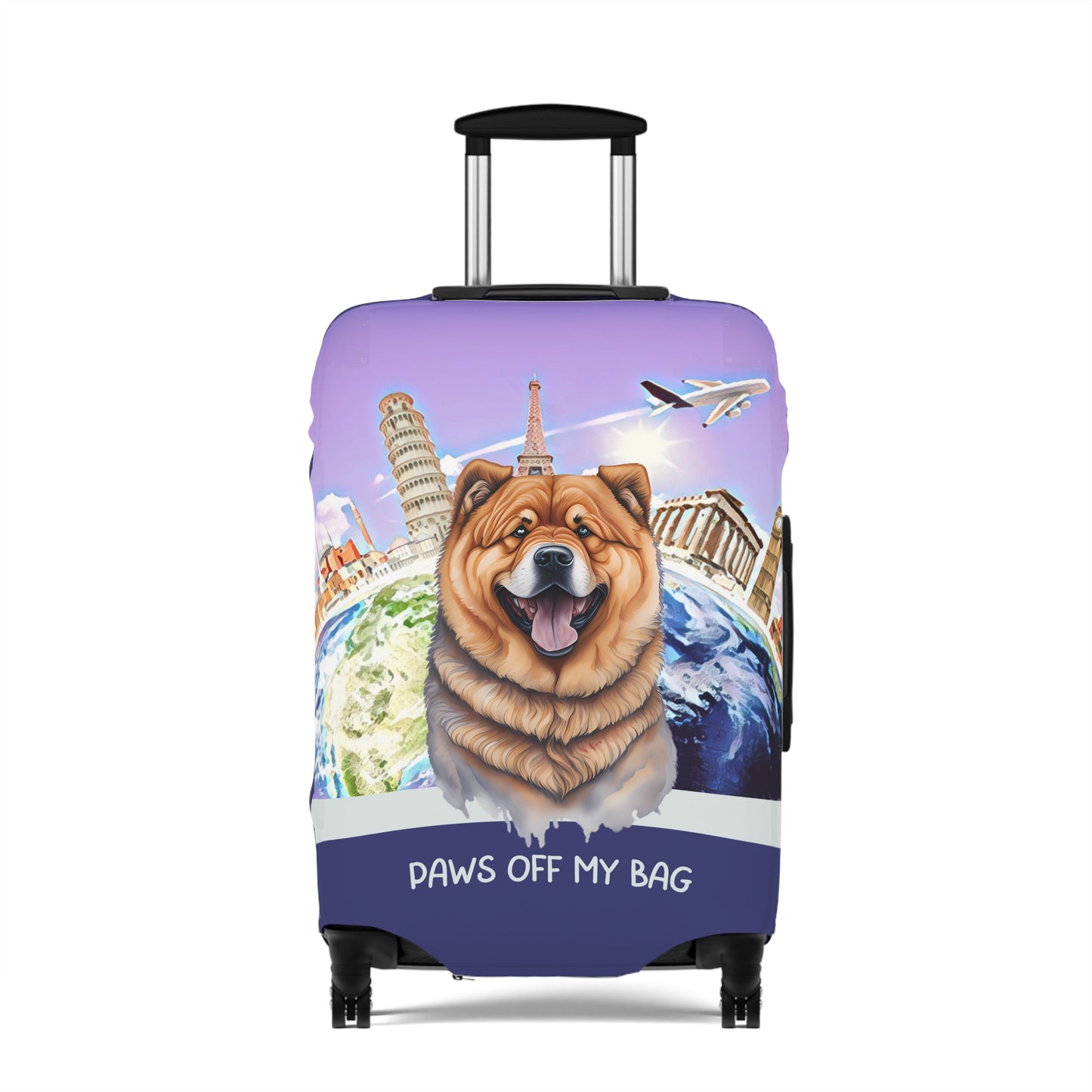 Chow Chow Paws Off My Bag Luggage Cover