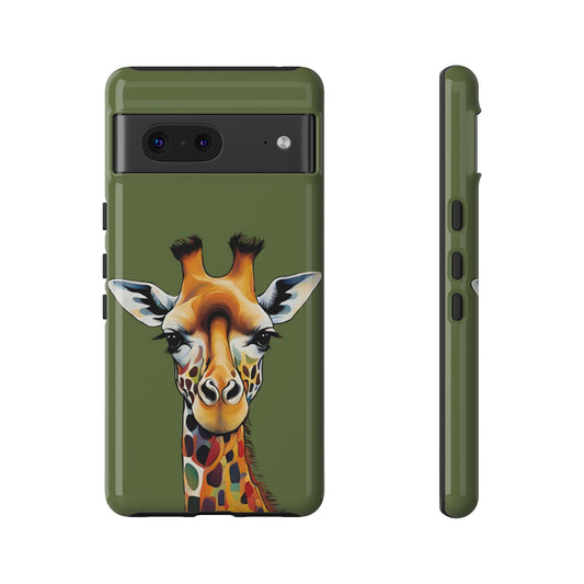 Giraffe Wildlife iPhone Samsung Galaxy Google Pixel Tough Cases