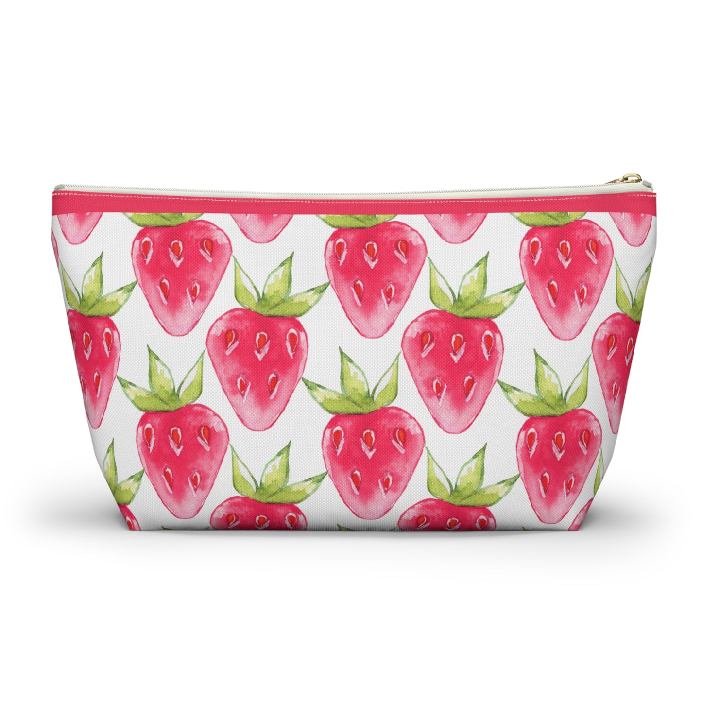 Strawberry Fields Accessory Pouch w T-bottom