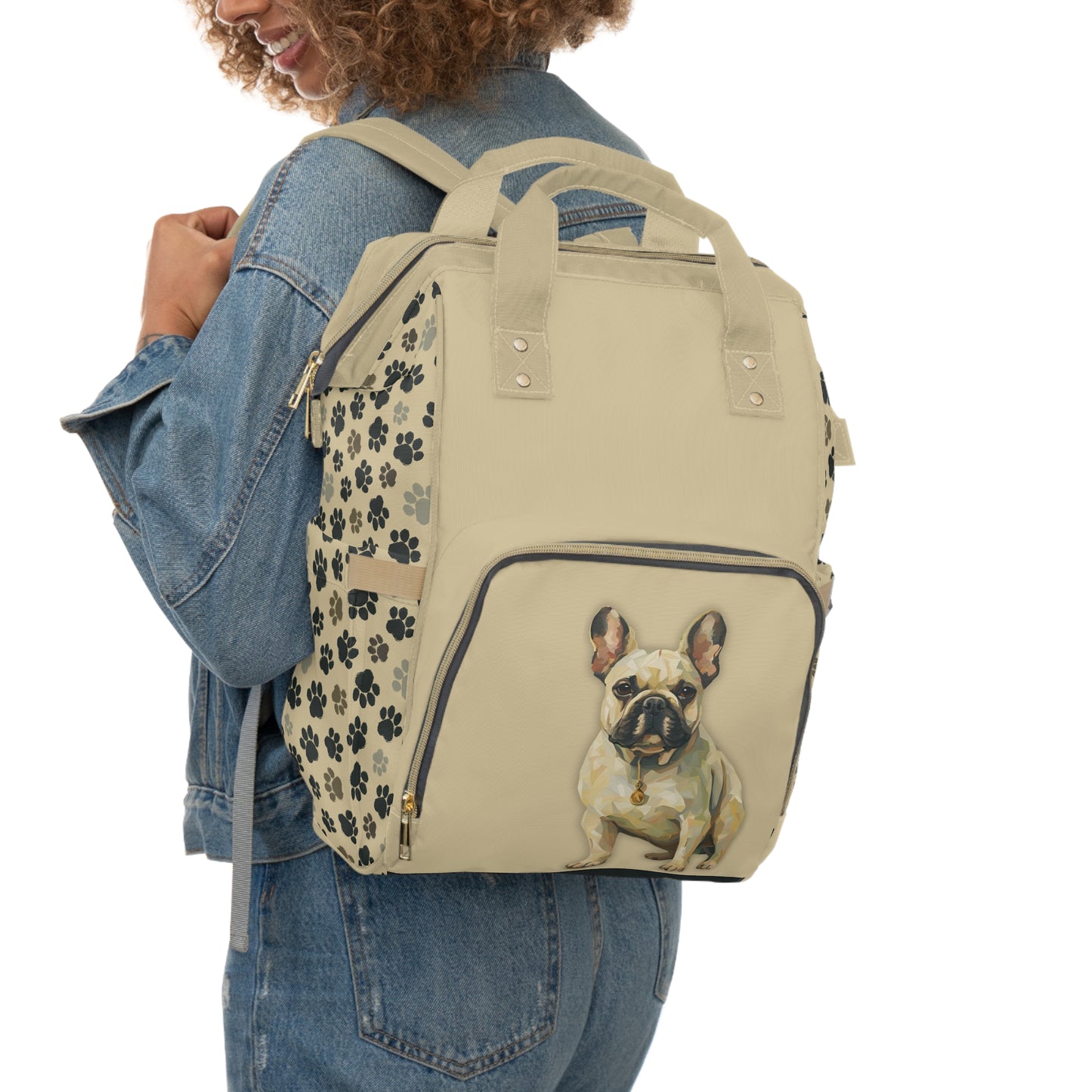 French Bulldog Multifunctional  Backpack