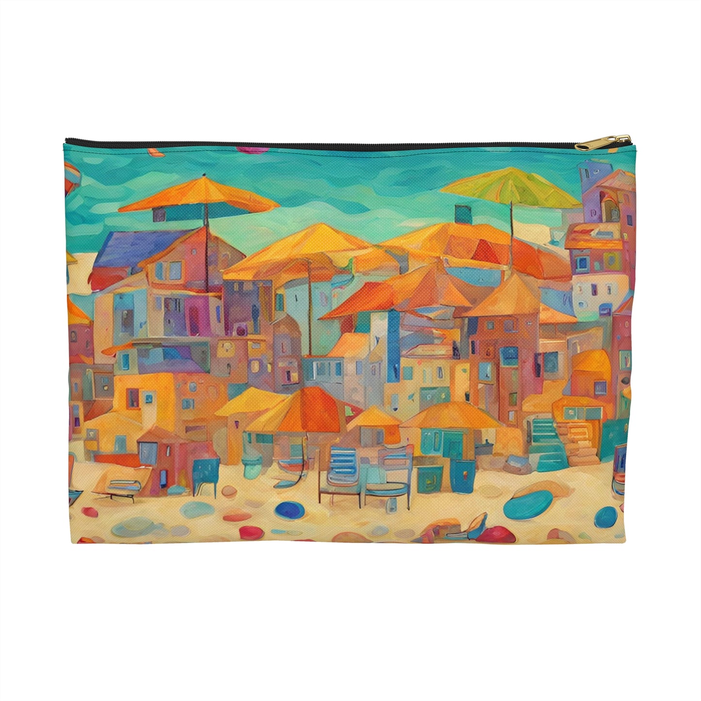 Seaside in Living Color Accessory Pouch