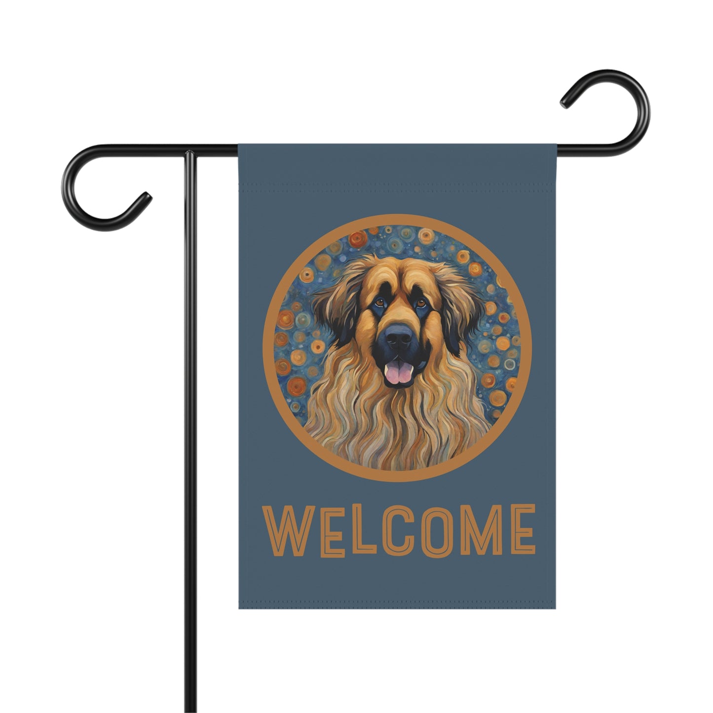 Leonberger Welcome 2-Sided Garden & House Flag/Banner