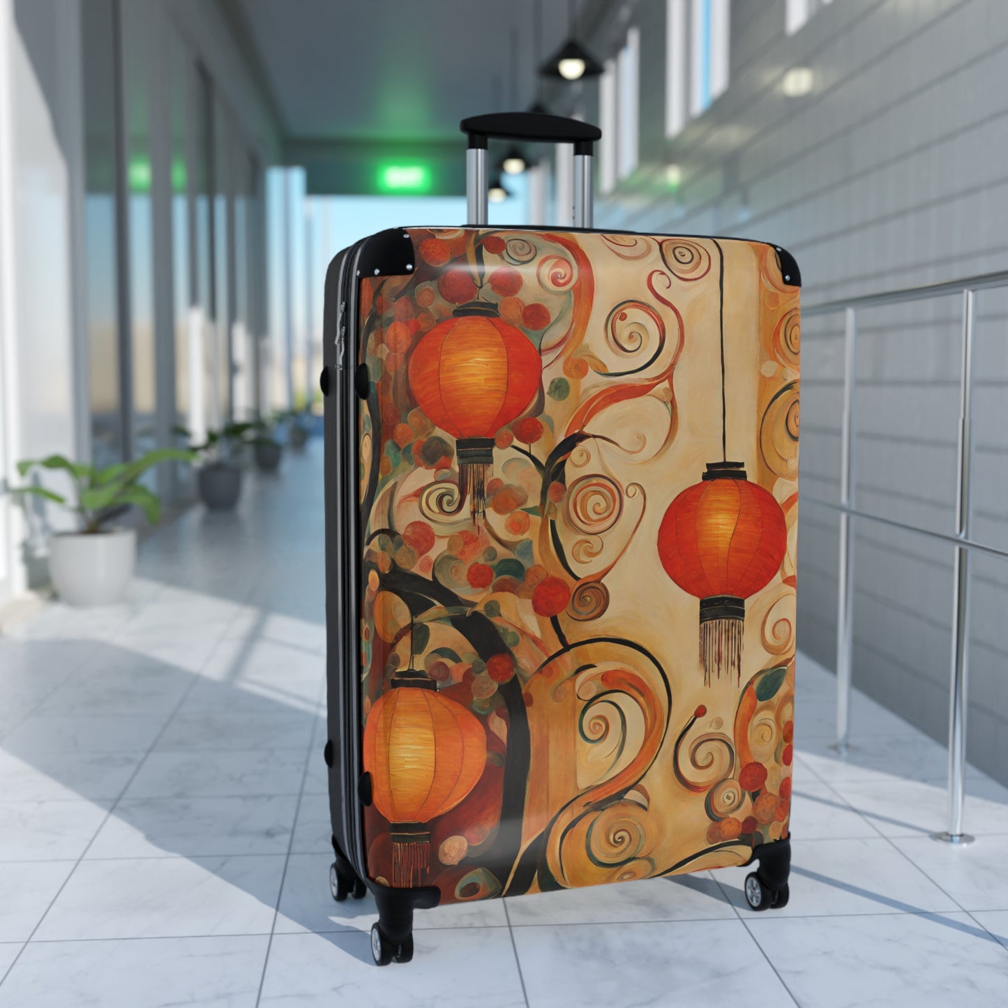 Lanterns & Swirls Suitcase