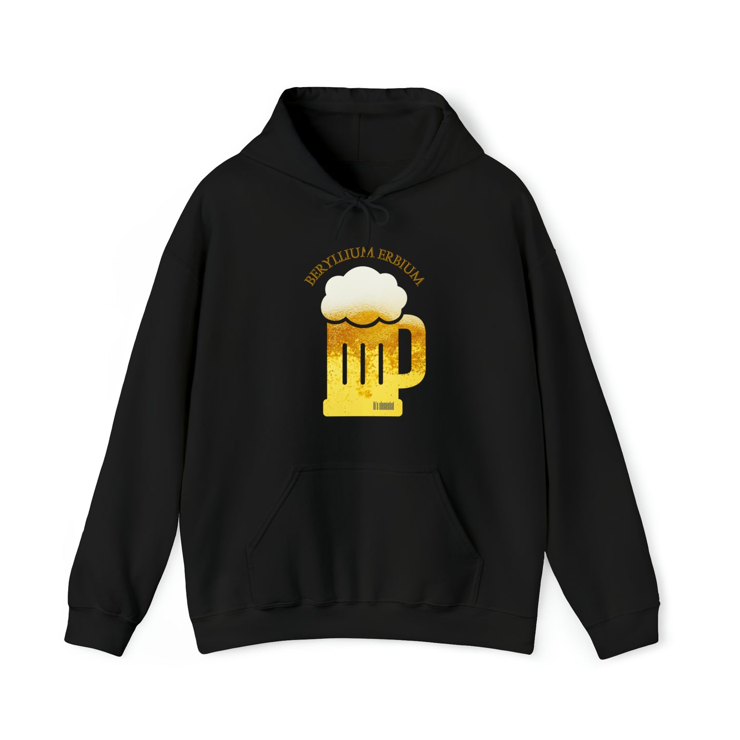 Beryllium Erbium It's Elemental Beer  Unisex Heavy Blend™ Hooded Sweatshirt