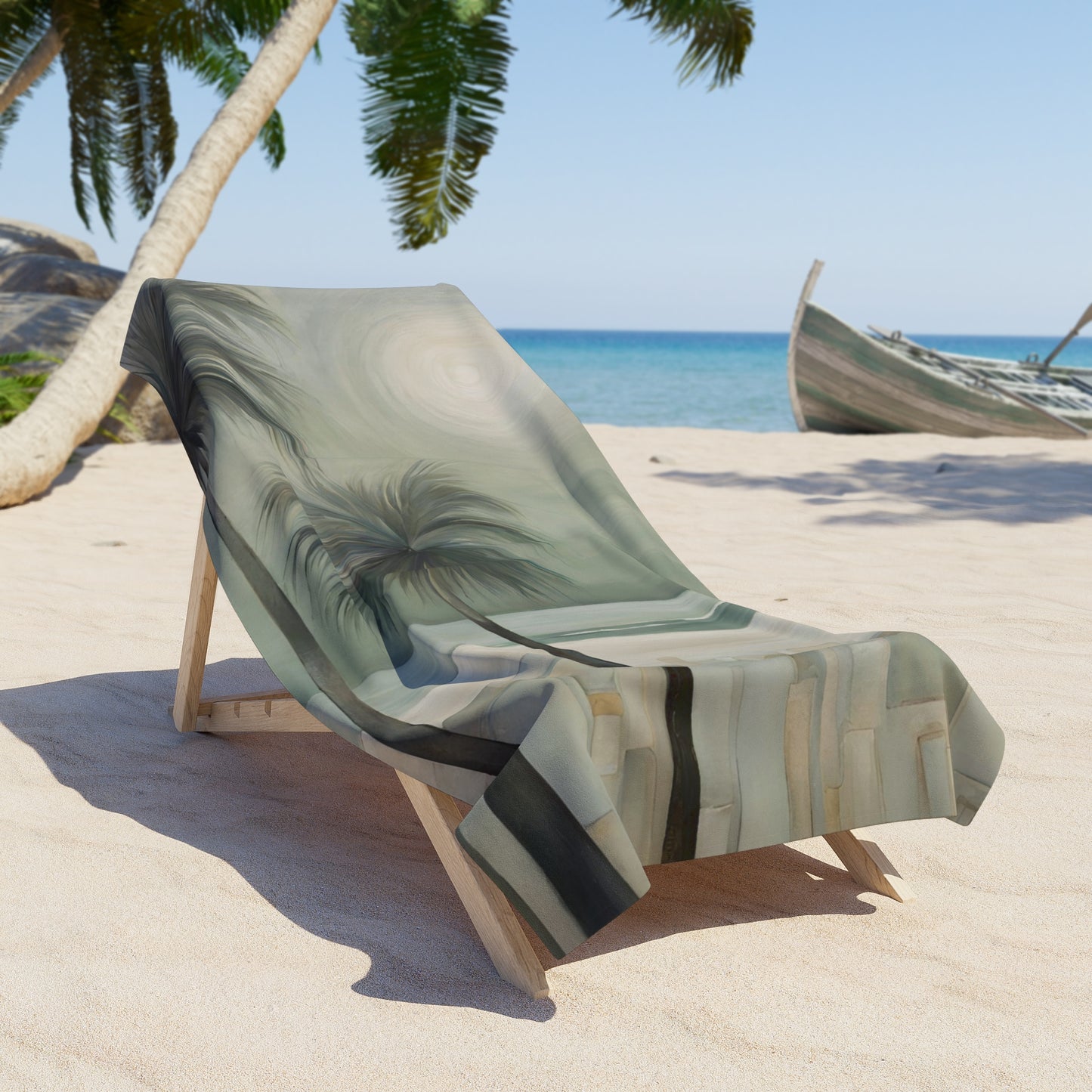 Tranquil Beach Beach Towel