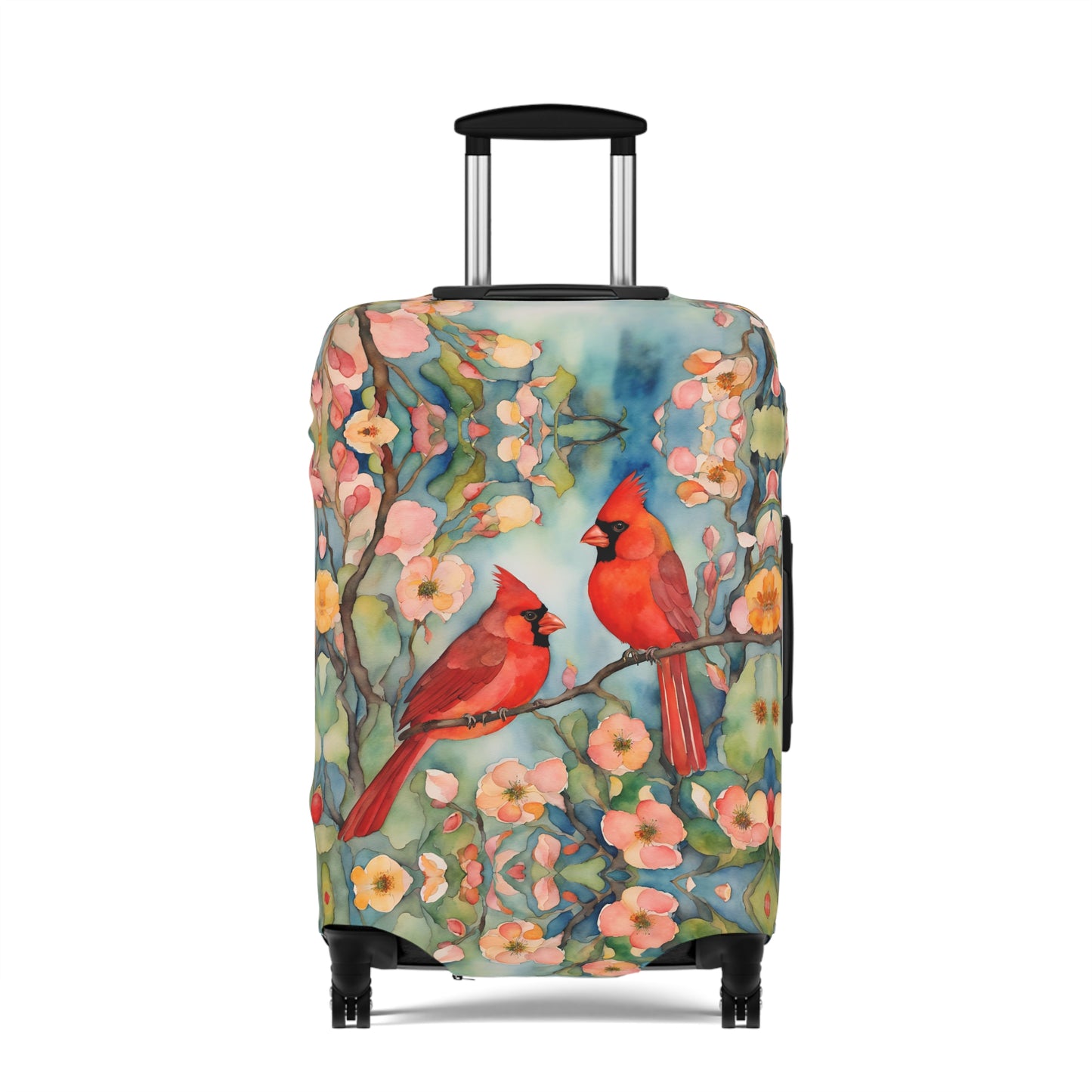 Spring Cardinals Luggage Cover