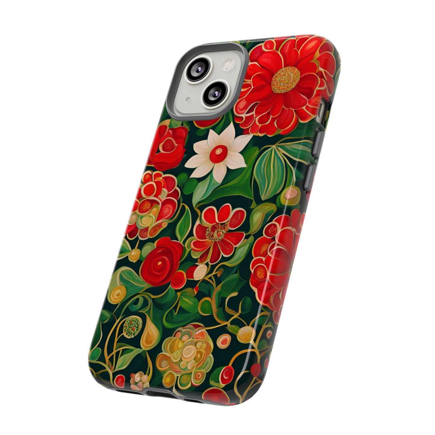 December Flowers iPhone Samsung Galaxy Google Pixel Tough Cases