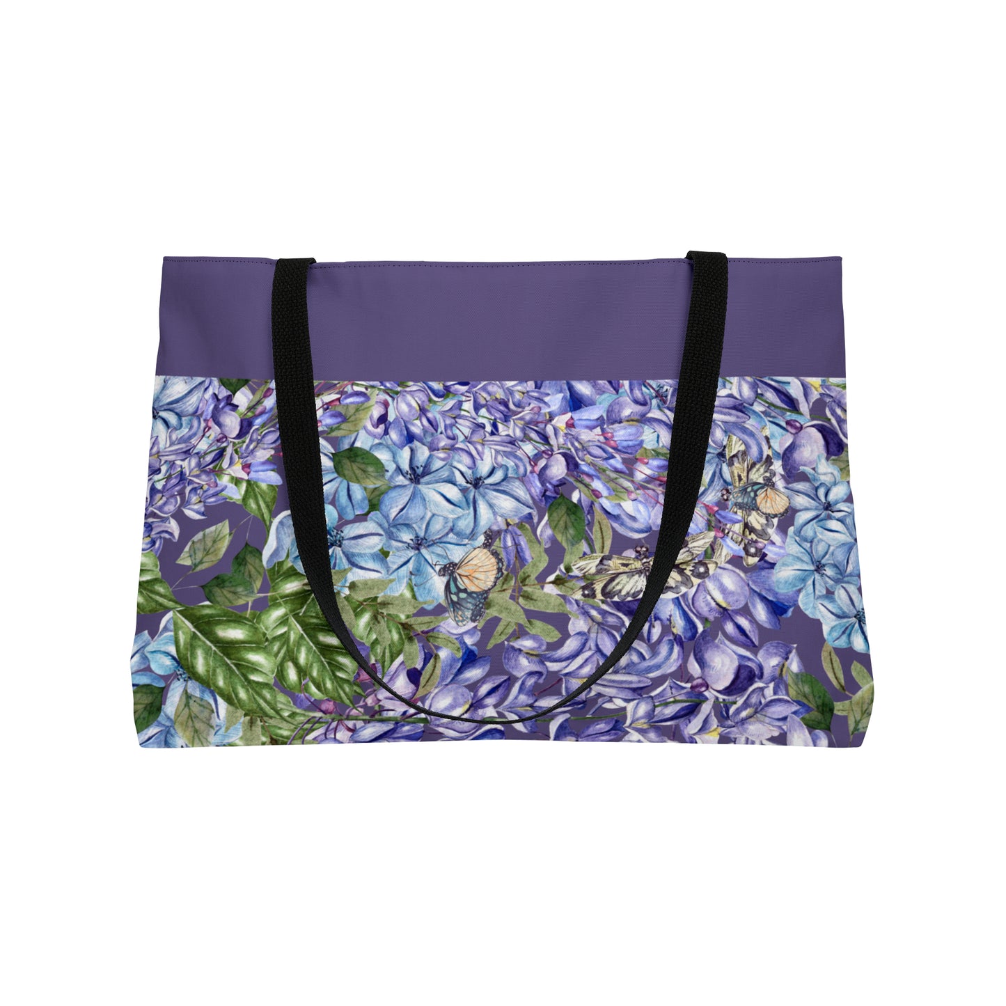 Purple Spring Weekender Tote Bag