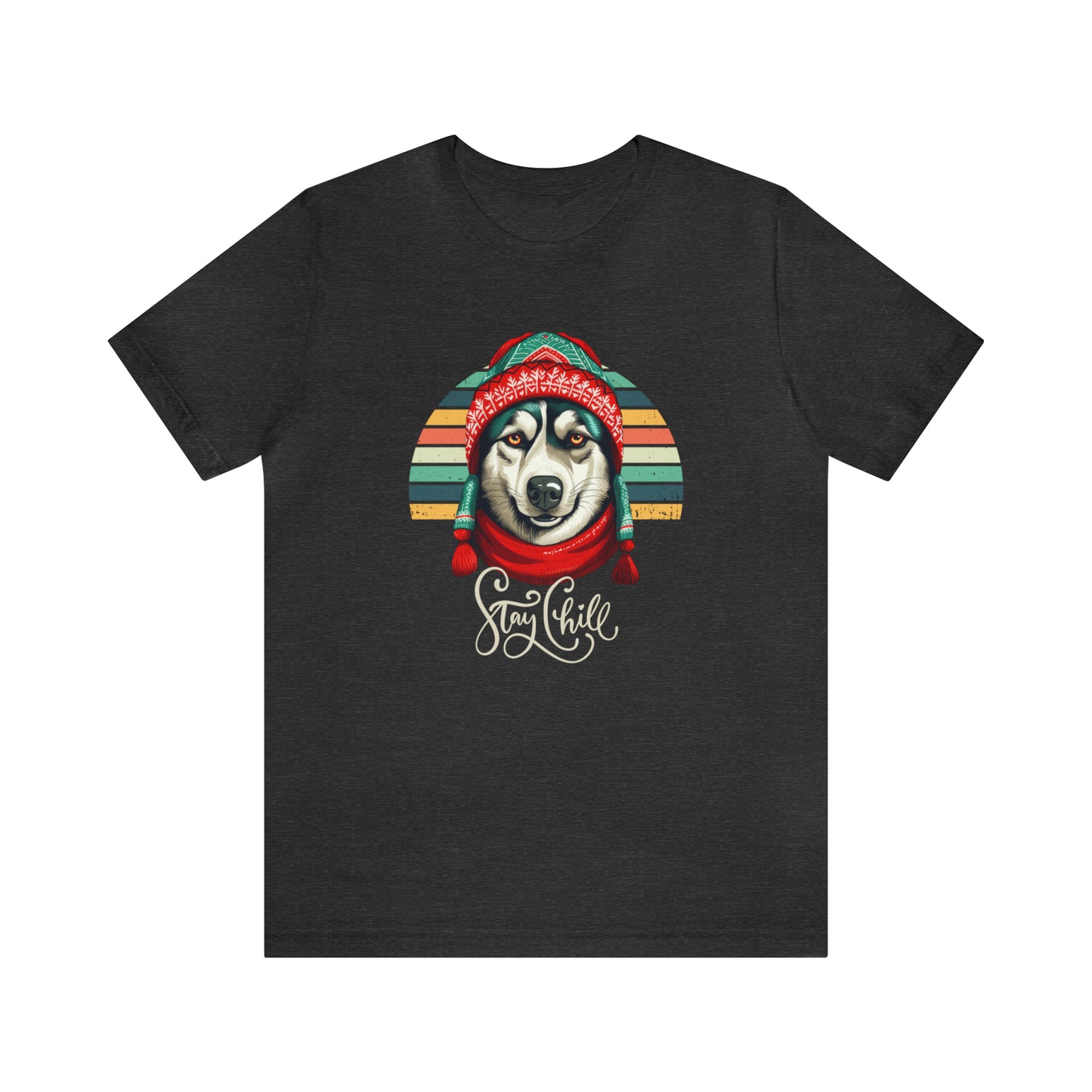 Stay Chill Alaskan Malamute Unisex Jersey Short Sleeve Tee