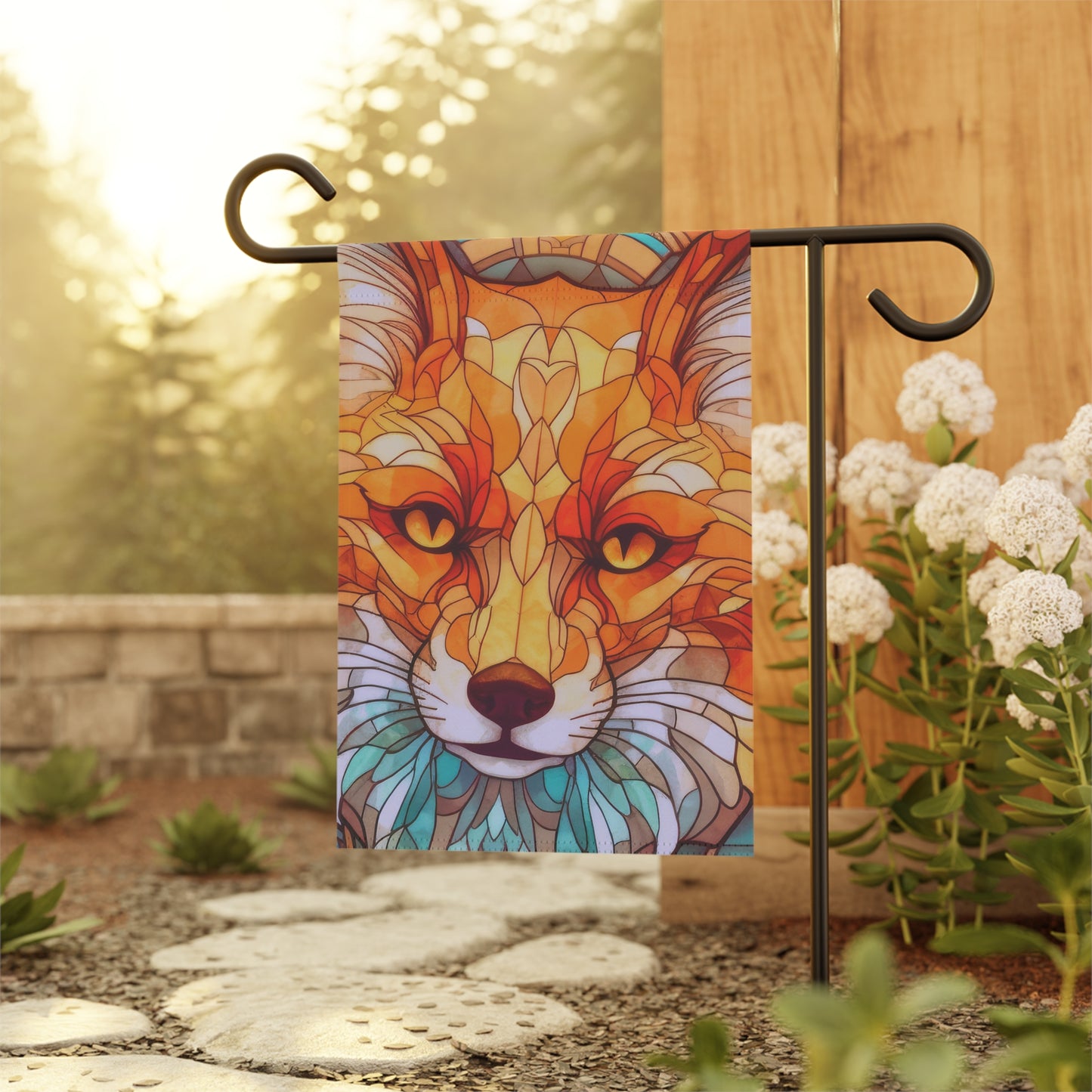 Foxy Loxy Decorative 2-Sided Garden & House Flag/Banner