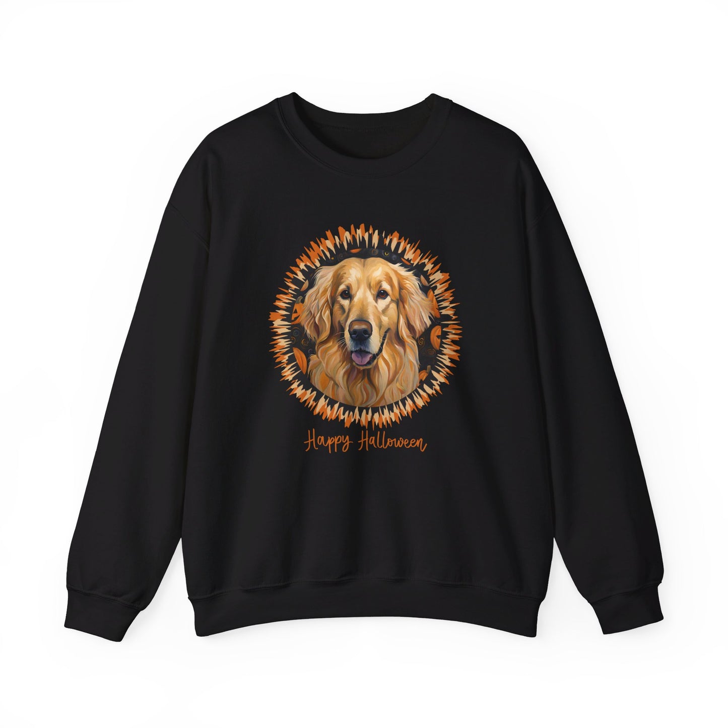 Golden Retriever Halloween Unisex Heavy Blend™ Crewneck Sweatshirt