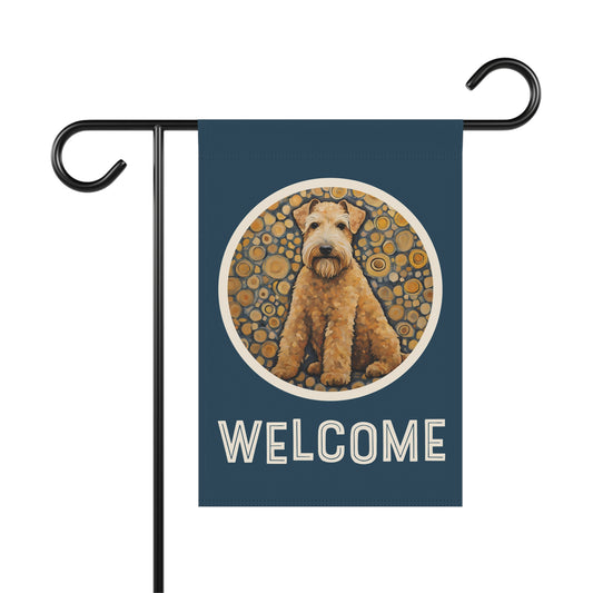 Lakeland Terrier Welcome 2-Sided Garden & House Flag/Banner