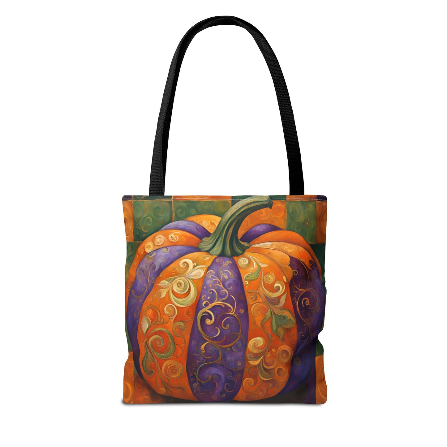 Pumpkin Glitz Autumn Tote Bag