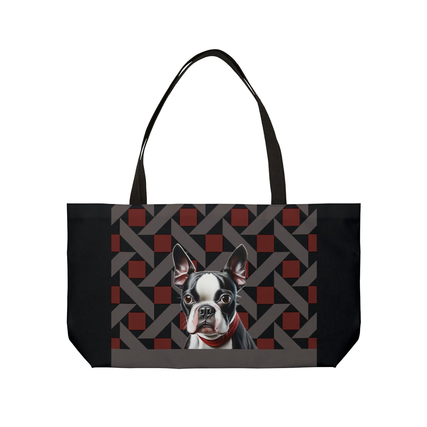 Boston Terrier Weekender Tote Bag