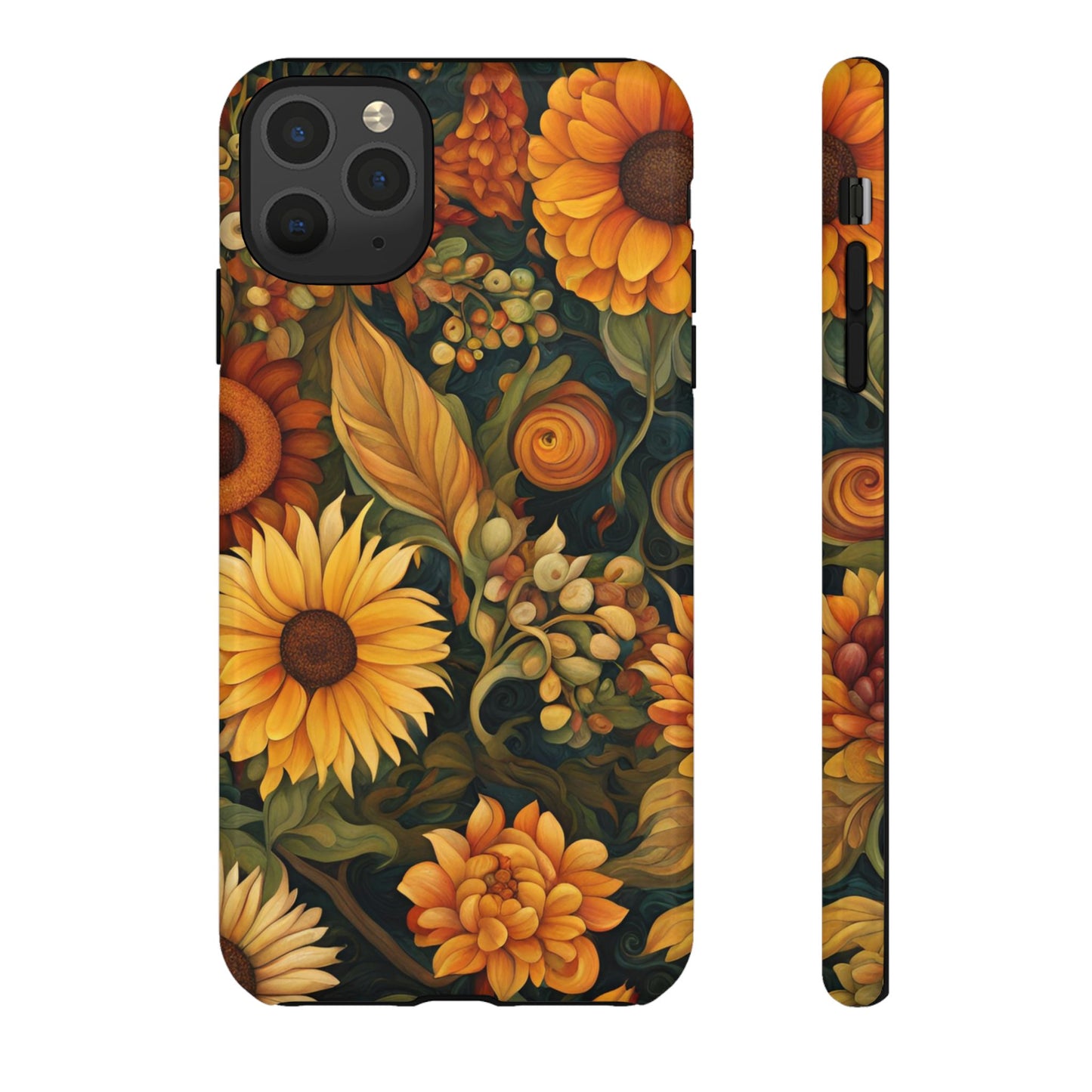 Autumn Flowers iPhone Samsung Galaxy Google Pixel Tough Cases