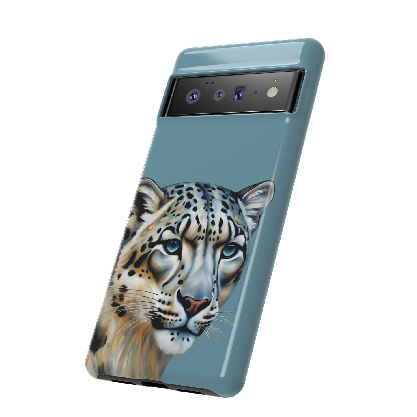 Snow Leopard iPhone Samsung Galaxy Google Pixel Tough Cases