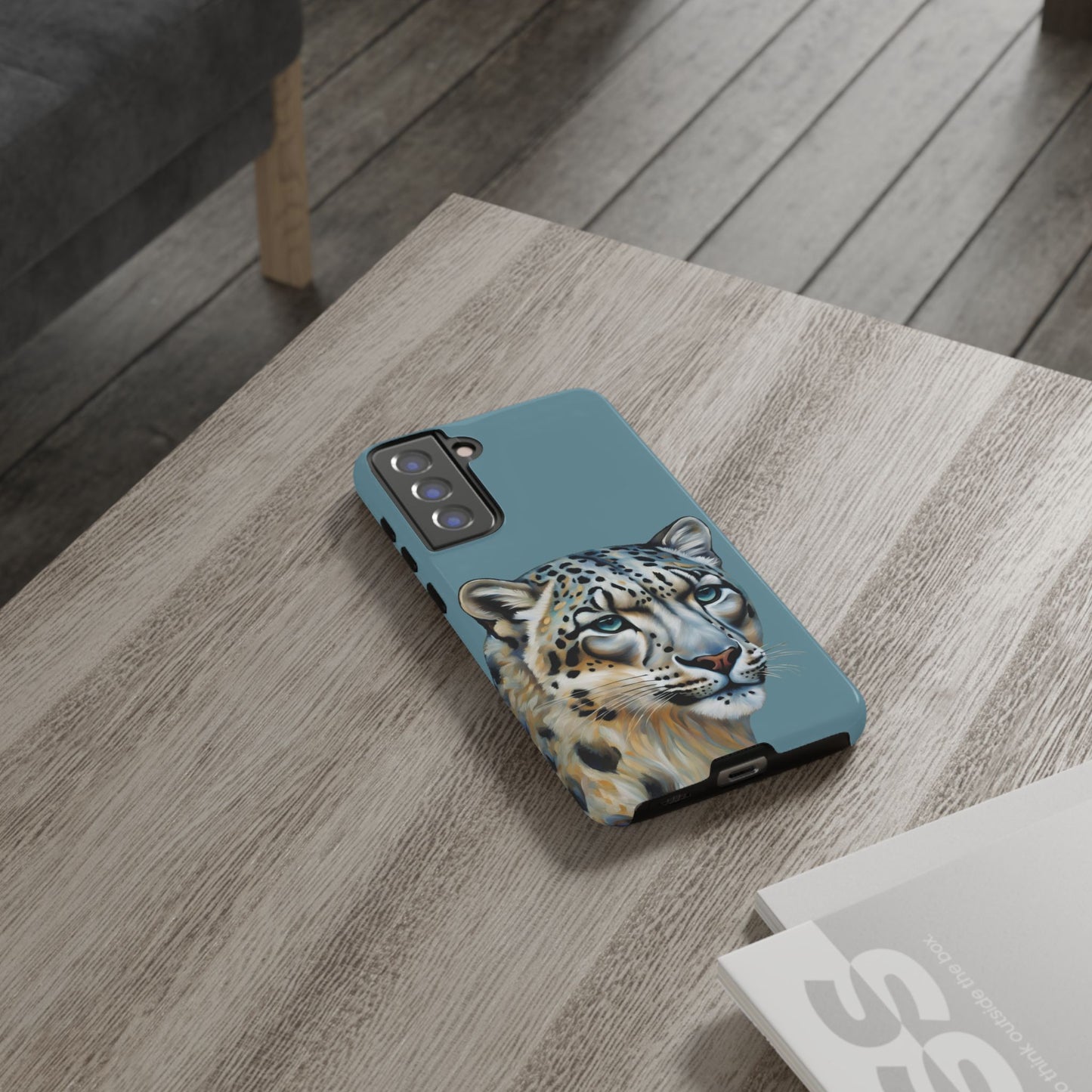 Snow Leopard iPhone Samsung Galaxy Google Pixel Tough Cases