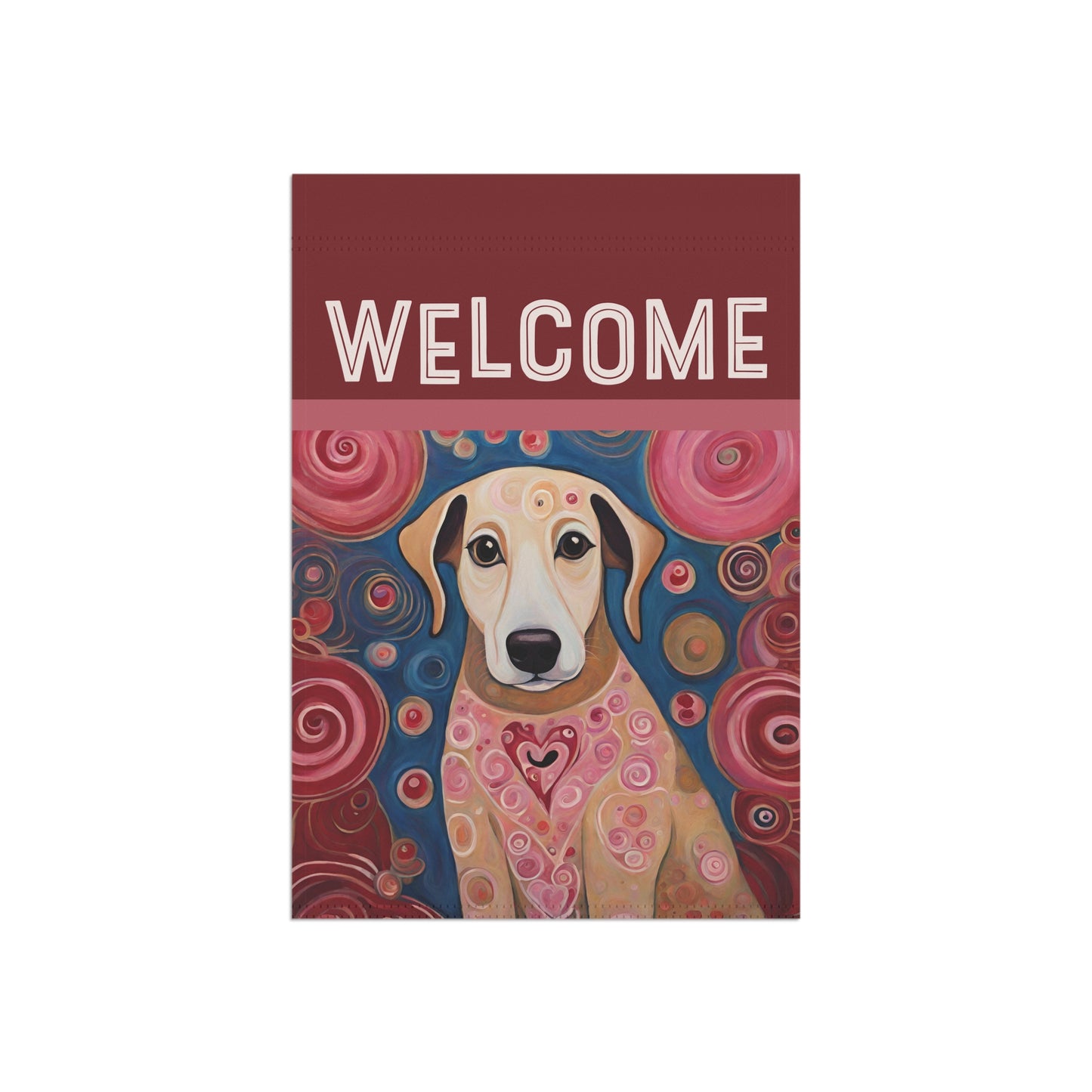 Lola Welcome 2-Sided Garden & House Flag/Banner