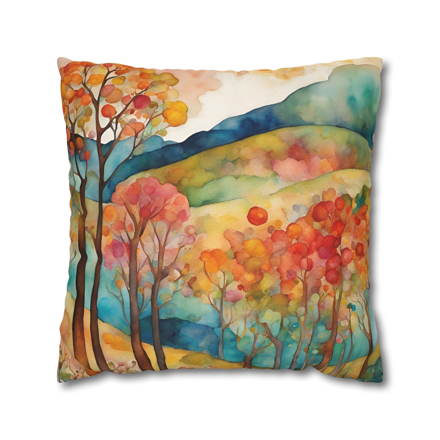 Guthrie Hills Square Poly Canvas Pillowcase