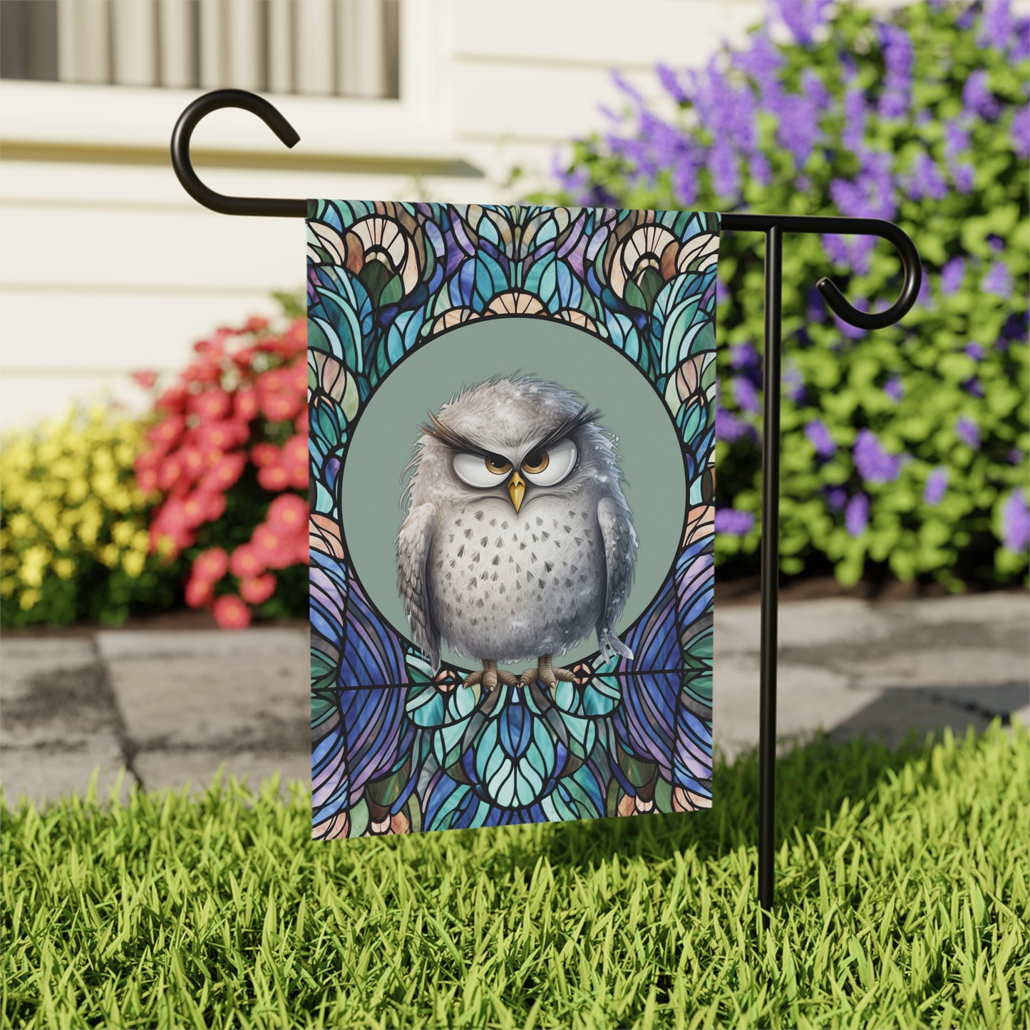 Mister Owl 2-Sided Decorative Garden & House Flag/Banner