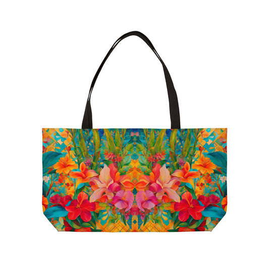 Aria Floral Weekender Tote Bag