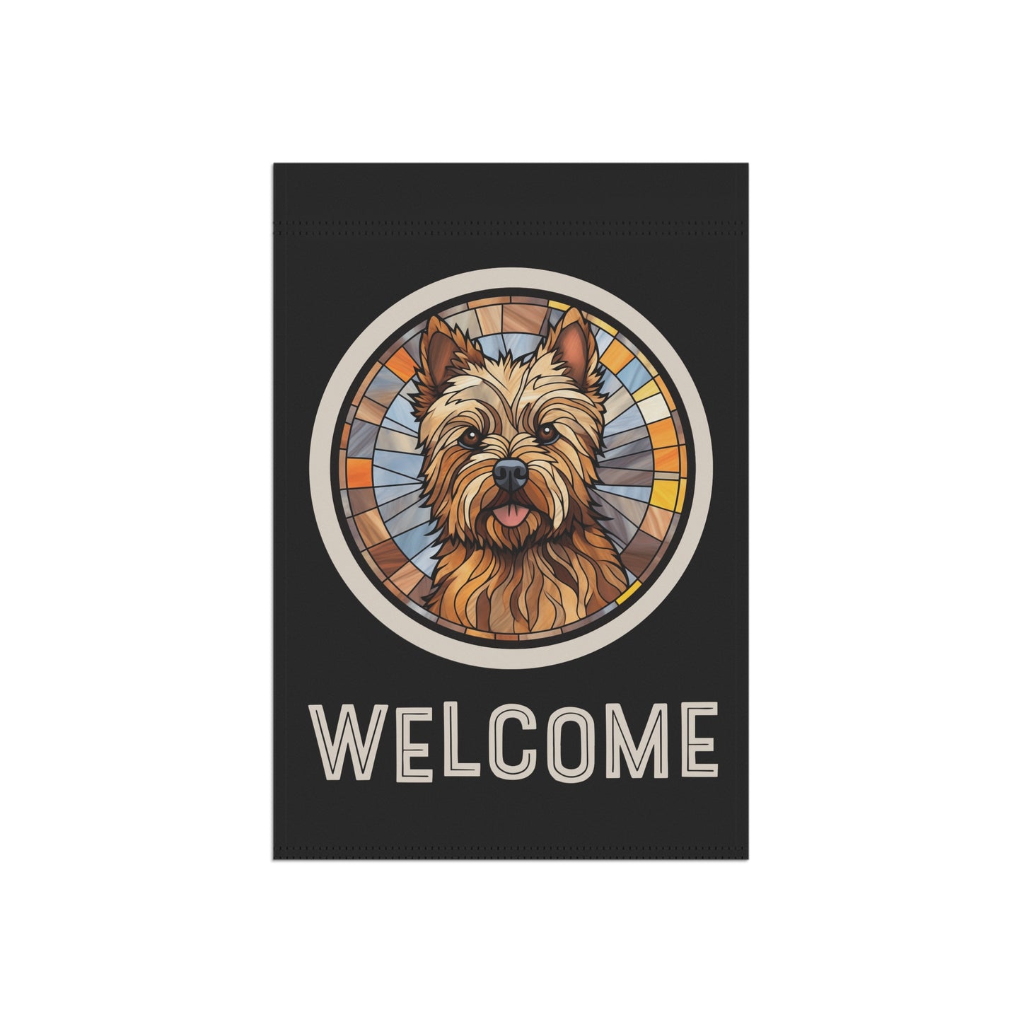 Cairn Terrier Welcome 2-Sided Garden & House Flag/Banner