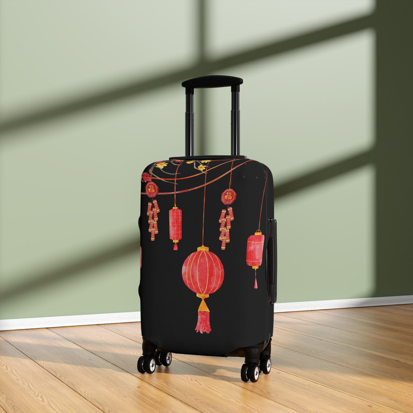 Chinese Paper Lanterns Luggage Cover