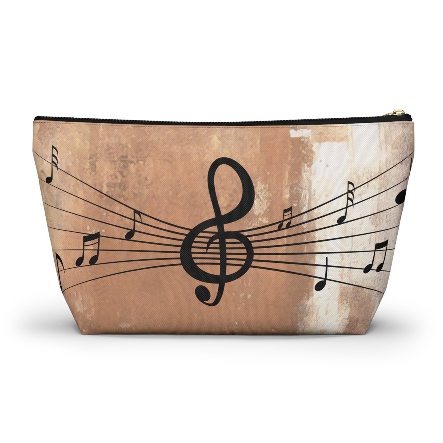 Music Notes Scuff Accessory Pouch w T-bottom