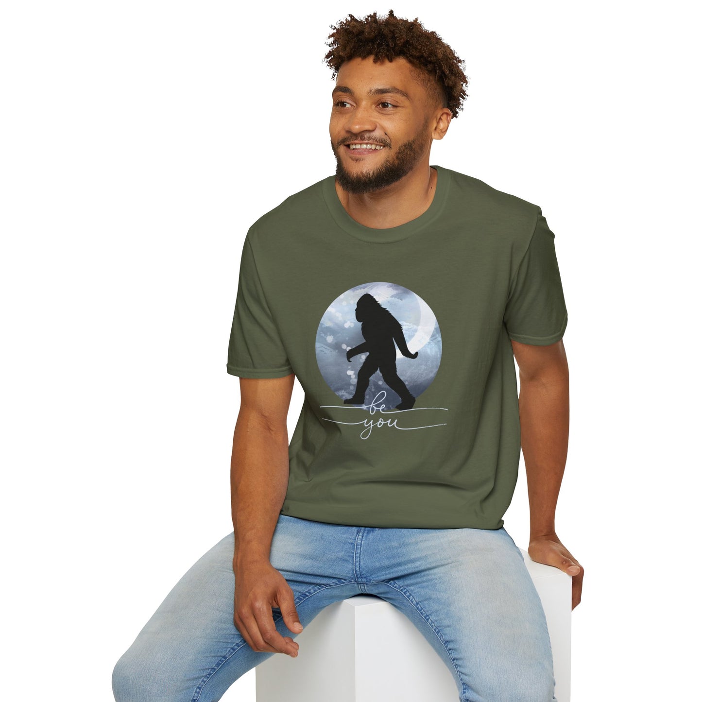 Be You Big Foot Sasquatch Yeti Unisex Softstyle T-Shirt