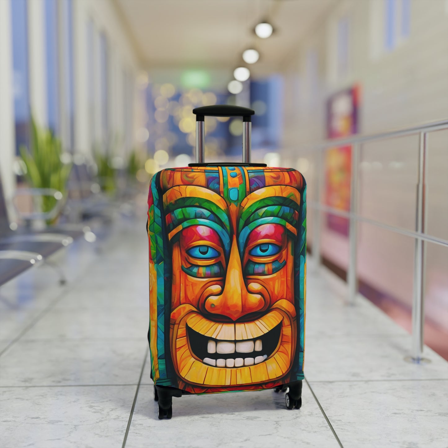 The Tiki Knows Luggage Cover ONLY