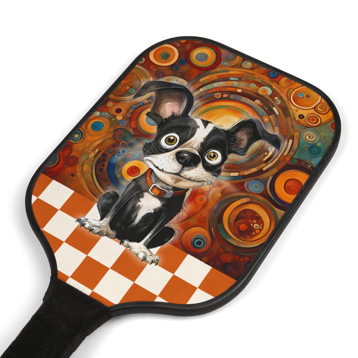 Crazy Boston Terrier Pickleball Kit