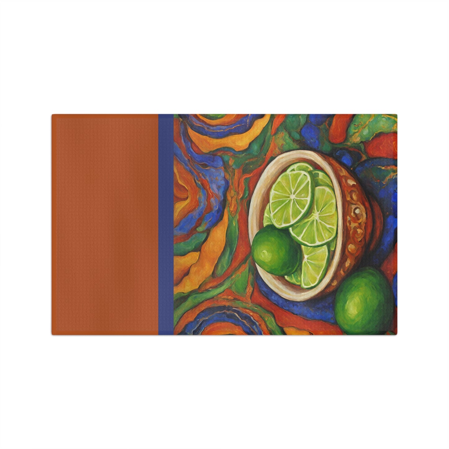 Bowl of Limes Microfiber Tea Towel