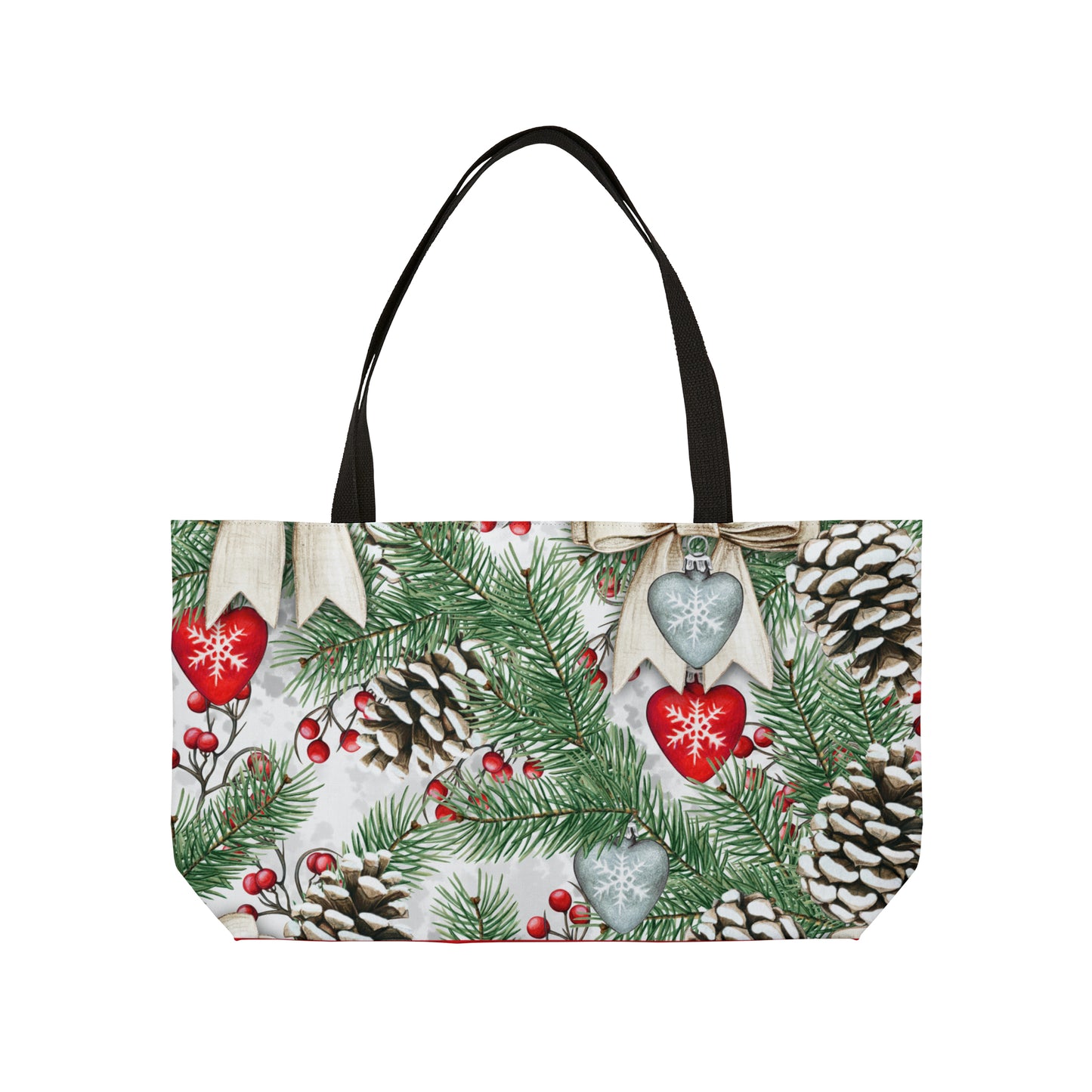 Pinecones & Bows Weekender Tote Bag