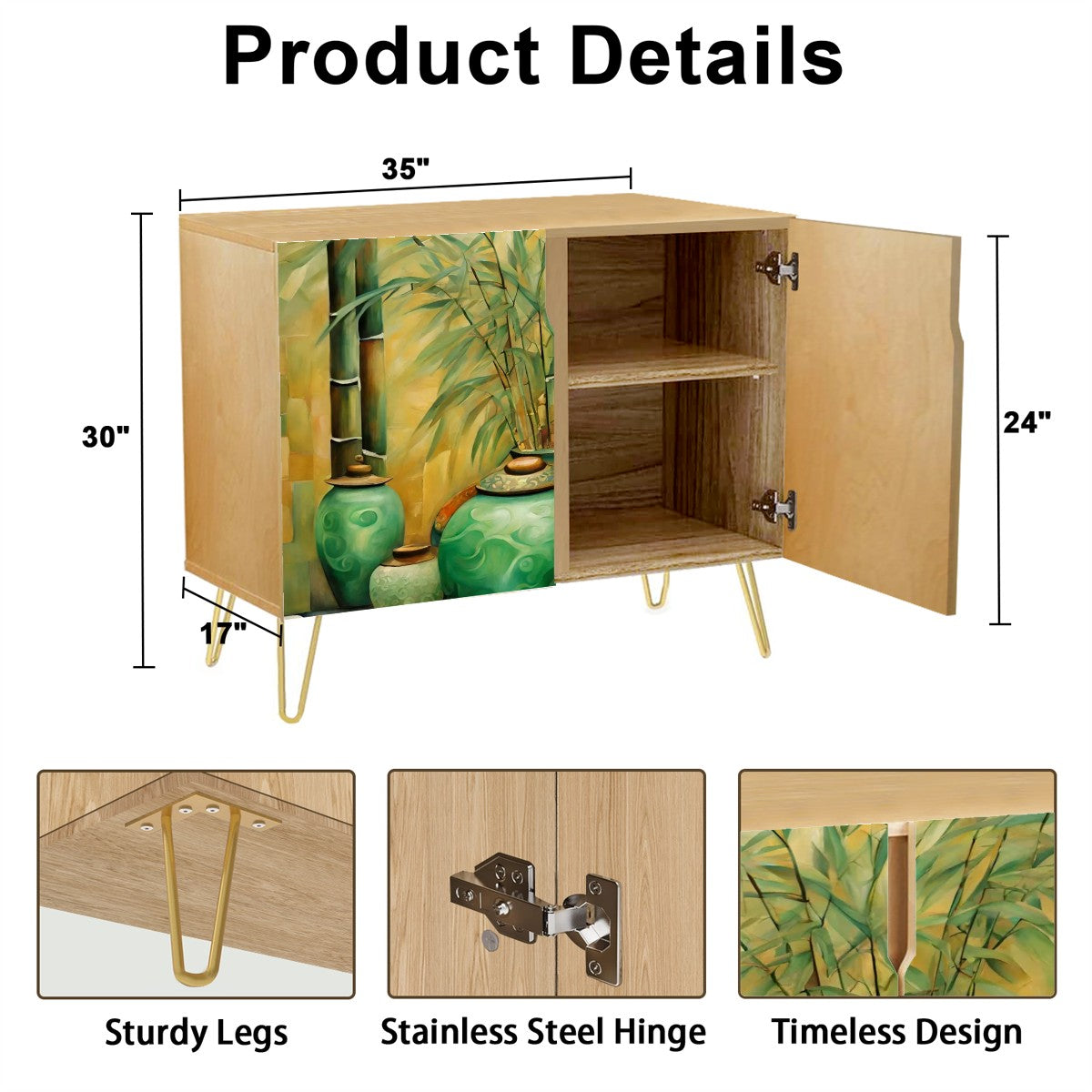 Wooden Storage Cabinet