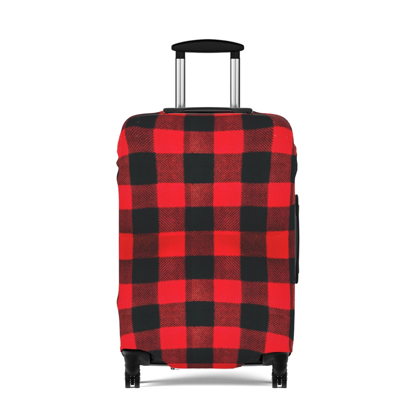 Buffalo Plaid Luggage Cover