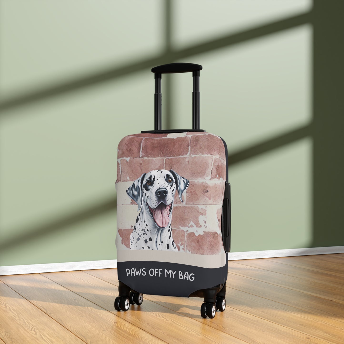 Dalmatian Paws Off My Bag Luggage Cover