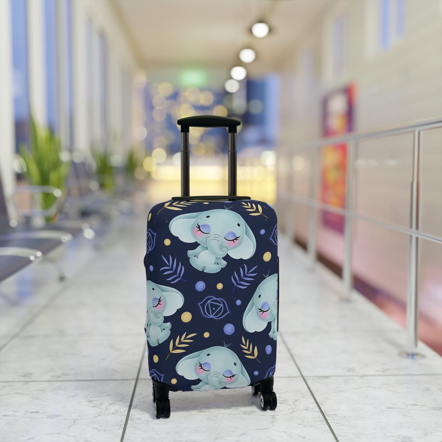 Zen Elephant Luggage Cover