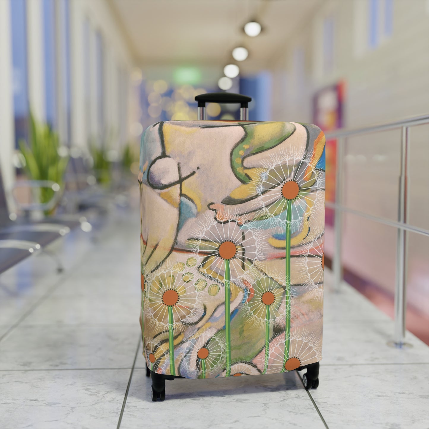 Lewiston Abstract Art Luggage Cover