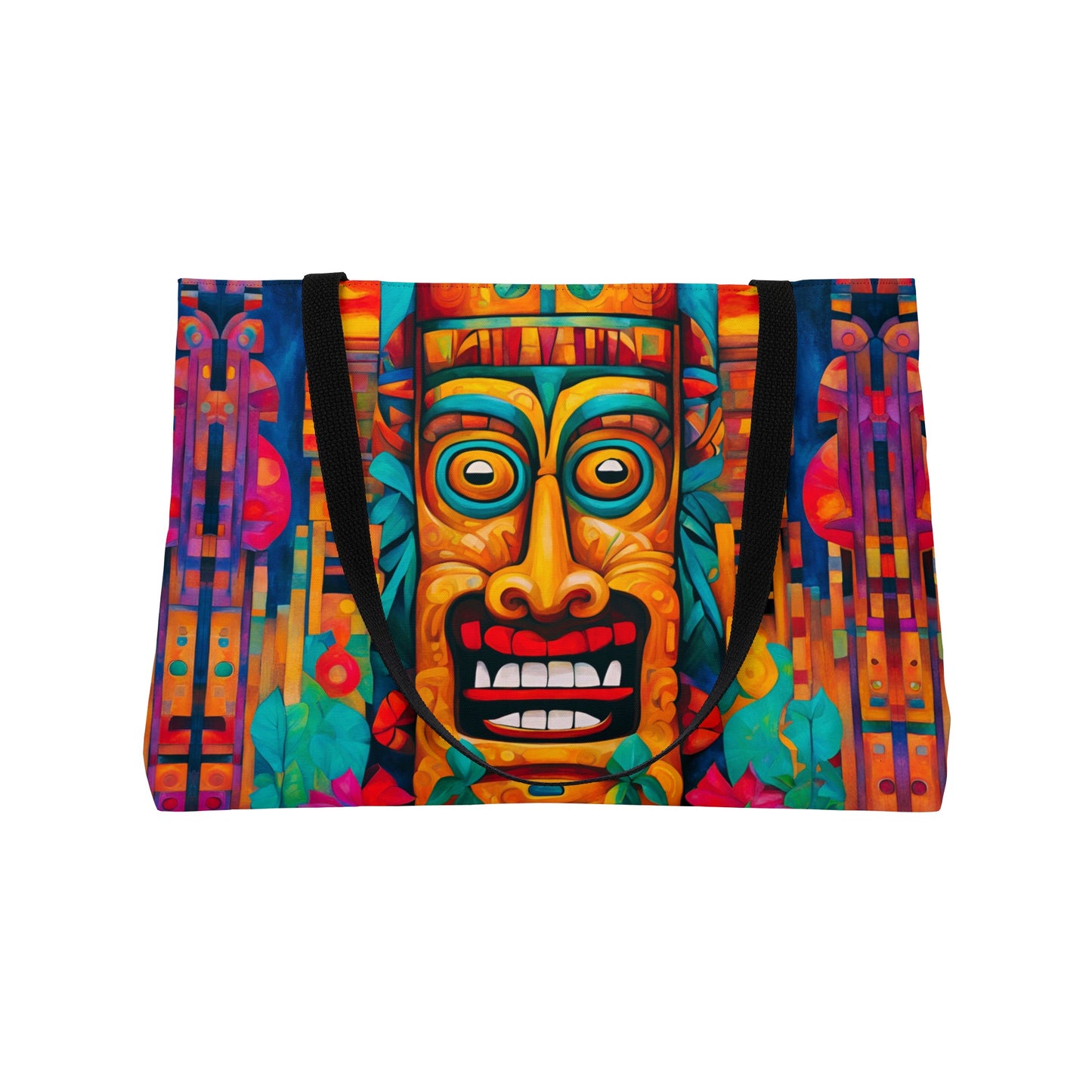 Crazy Tiki Weekender Tote Bag