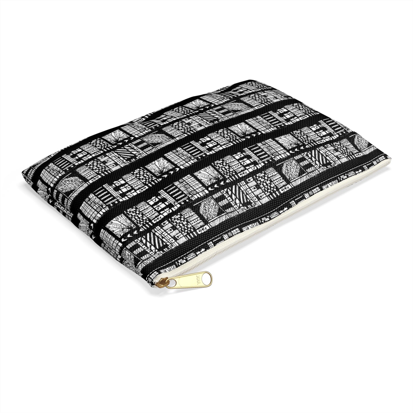 Tribal Black & White Accessory Pouch