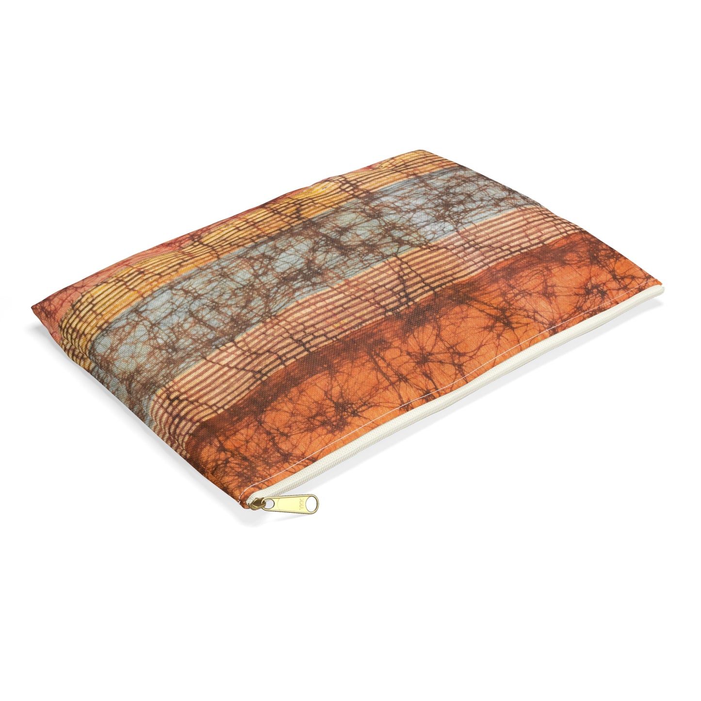 Batik in Browns Accessory Pouch