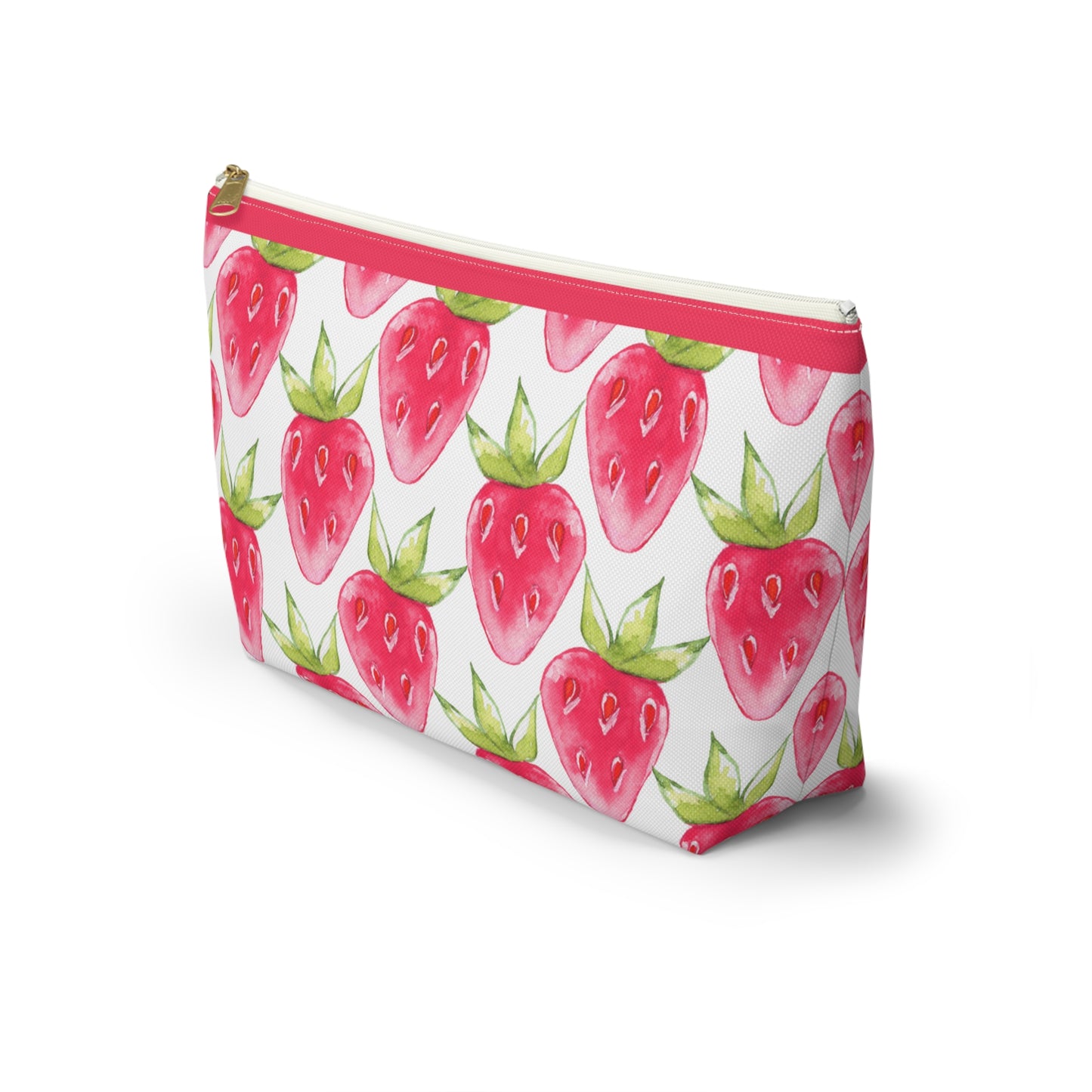 Strawberry Fields Accessory Pouch w T-bottom