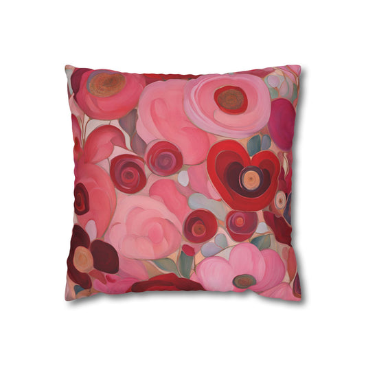 Passion Square Poly Canvas Pillowcase