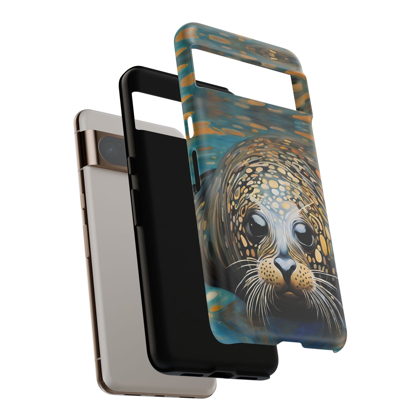 Harbor Seal Wildlife iPhone Samsung Galaxy Google Pixel Tough Cases