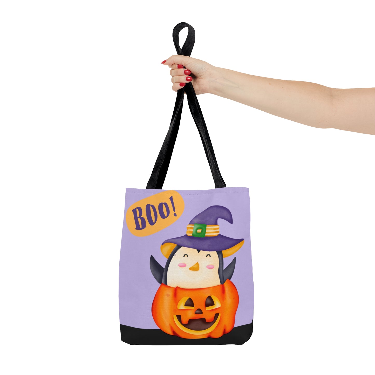 Halloween Penguin Boo Tote Bag